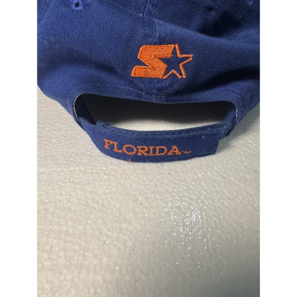 Vintage Starter Florida Gators Hat Strap Back Blue Orange Football Athletic - Picture 7 of 10